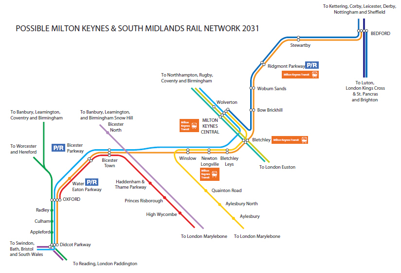 western section anticipated rail services