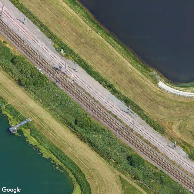 Former four tracks between Warwick Reservoirs West and East