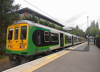 St Albans Abbey station on a sunny day in 2017