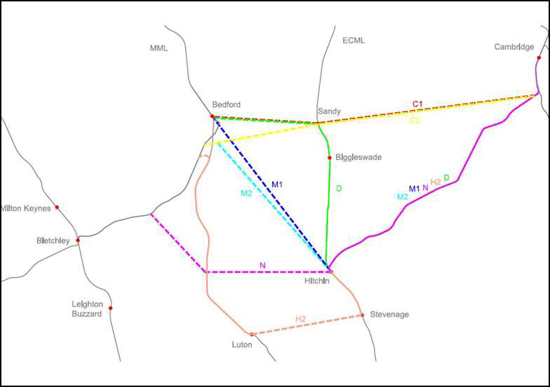 corridors for the central section